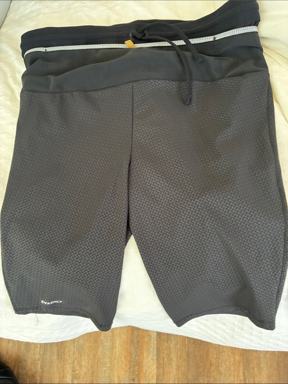 Black Men’s Running Drawstring Shorts